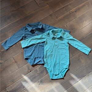 Primary Polo onesie 18-24m